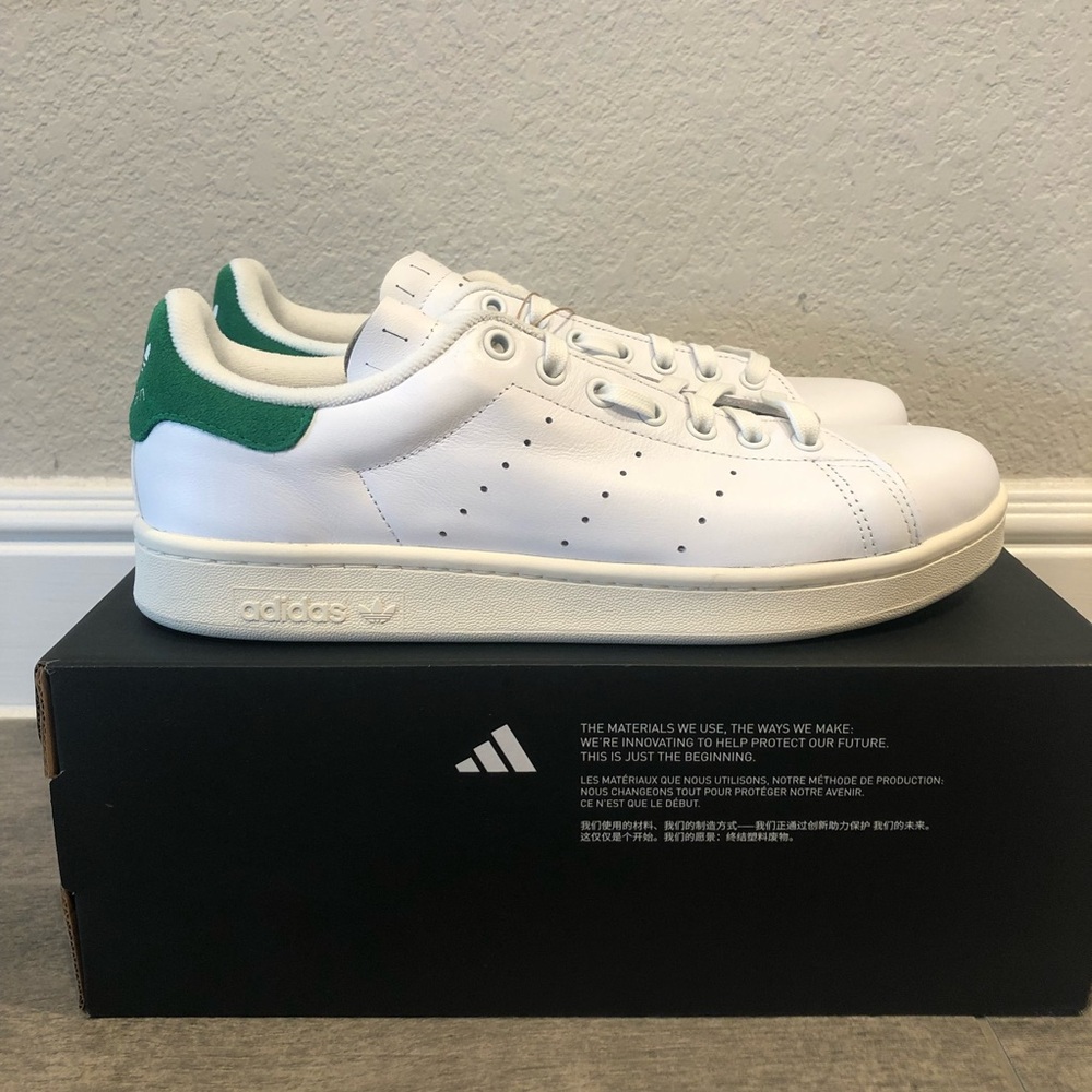 New Adidas Velo Stan Smith Cycling Sneakers White Green Mens Shoes Multi Sizes